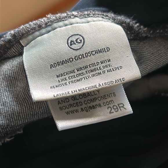 Ag Adriano Goldschmied Maternity Jeans Dark Wash Size 29 Regular - Picture 3 of 8